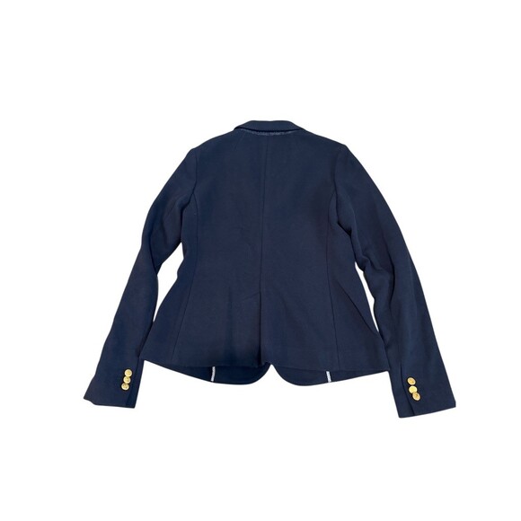 Vineyard Vines Blazer Jacket Womens Size 6 Navy Blue Gold Crest Buttons - Picture 2 of 7